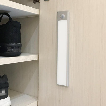 Motion Sensor LED Under Cabinet Light USB Rechargeable Wardrobe Closet Night Light For Kitchen Indoor Wall Lamps - Rankz 