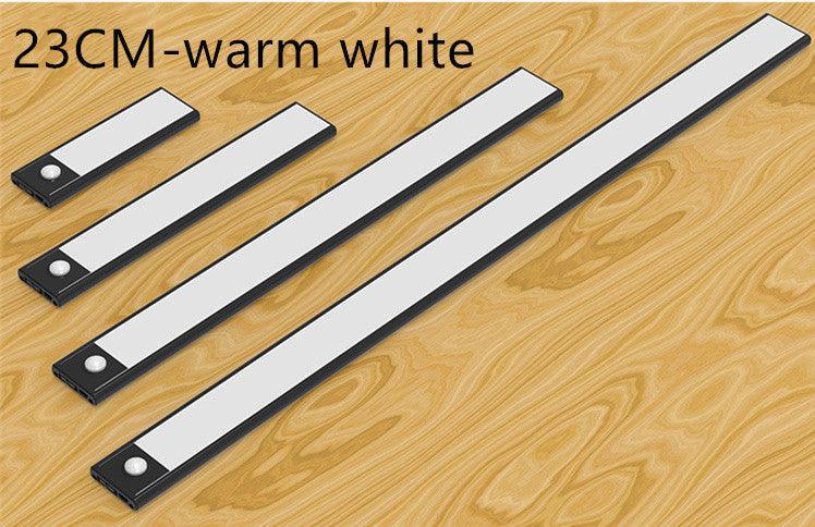 Motion Sensor LED Under Cabinet Light USB Rechargeable Wardrobe Closet Night Light For Kitchen Indoor Wall Lamps - Rankz 
