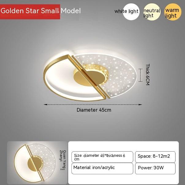New LED Ceiling Light Modern Simple And Light Luxury Bedroom - Rankz 