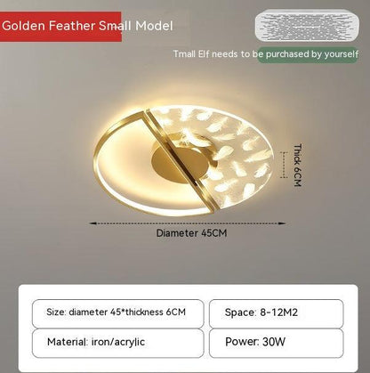 New LED Ceiling Light Modern Simple And Light Luxury Bedroom - Rankz 