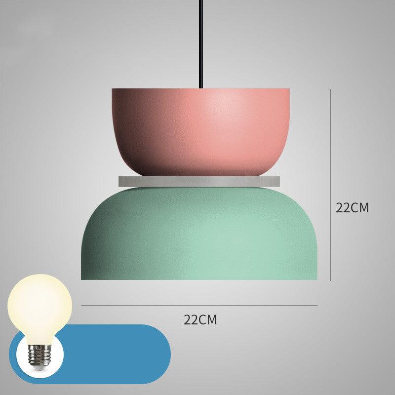 Nordic Minimalist Bedside Bedroom Study Cafe Bar Three Dining Room Lights - Rankz 