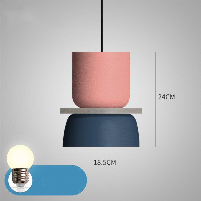 Nordic Minimalist Bedside Bedroom Study Cafe Bar Three Dining Room Lights - Rankz 