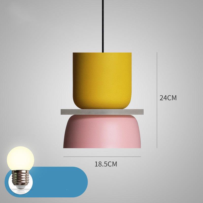 Nordic Minimalist Bedside Bedroom Study Cafe Bar Three Dining Room Lights - Rankz 
