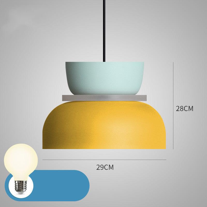 Nordic Minimalist Bedside Bedroom Study Cafe Bar Three Dining Room Lights - Rankz 