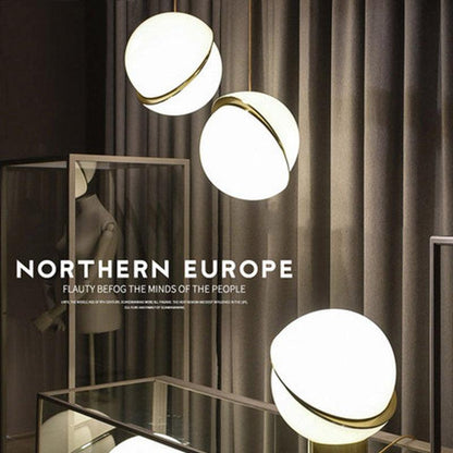 Nordic Modern Pendant Lights For Dining room Hanging Lamp Fixture White Ball Lampshade - Rankz 