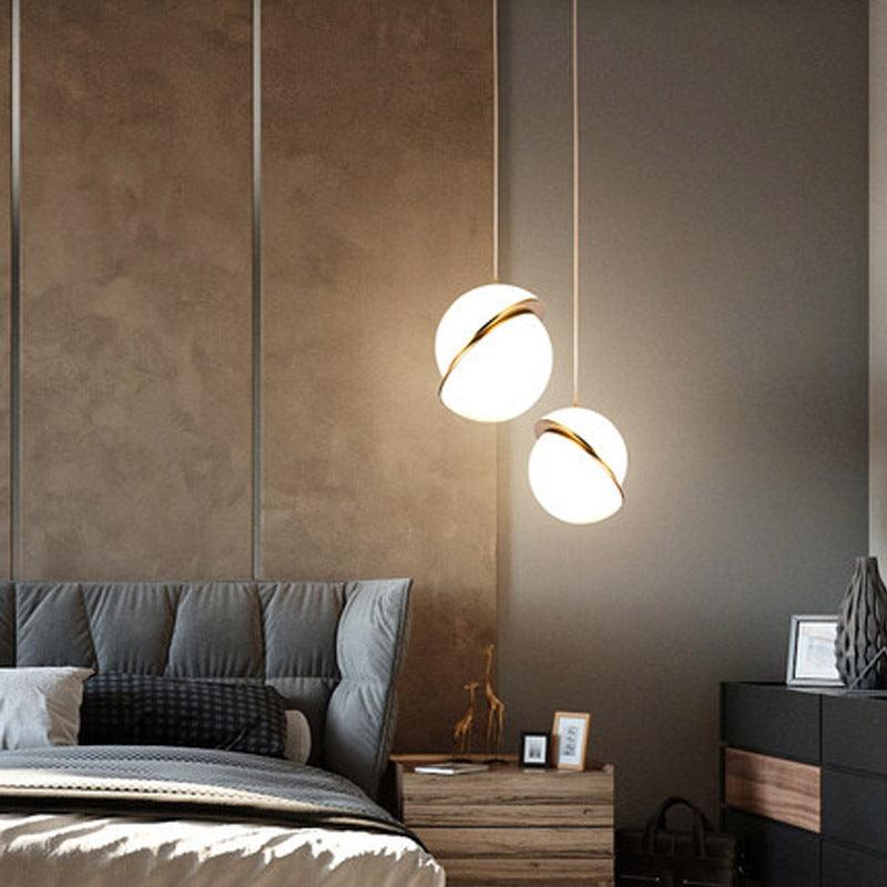 Nordic Modern Pendant Lights For Dining room Hanging Lamp Fixture White Ball Lampshade - Rankz 