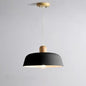 Nordic Wood Pendant Luminaire Round Hanging Lamp Suspension Light Home Decor - Rankz 