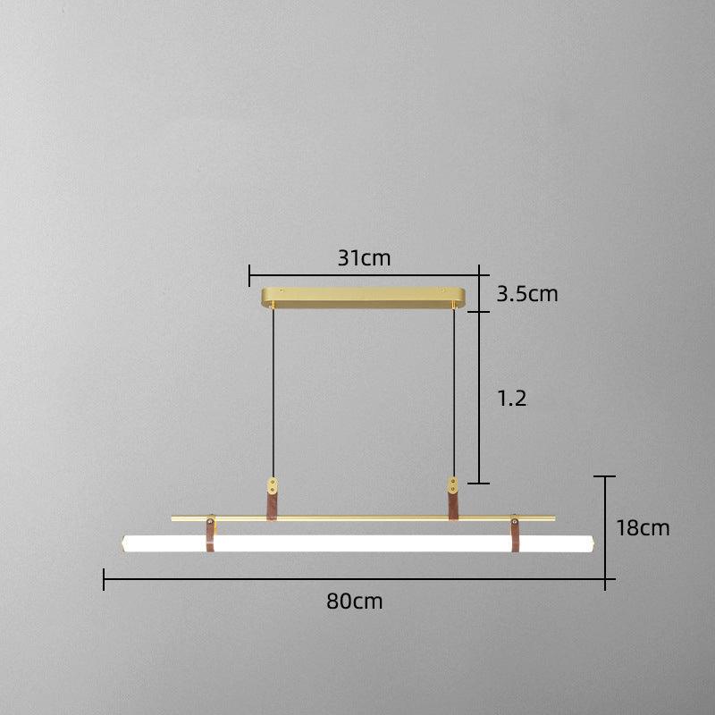 One Line Hanging Lamp For Restaurant Bar Counter - Rankz 