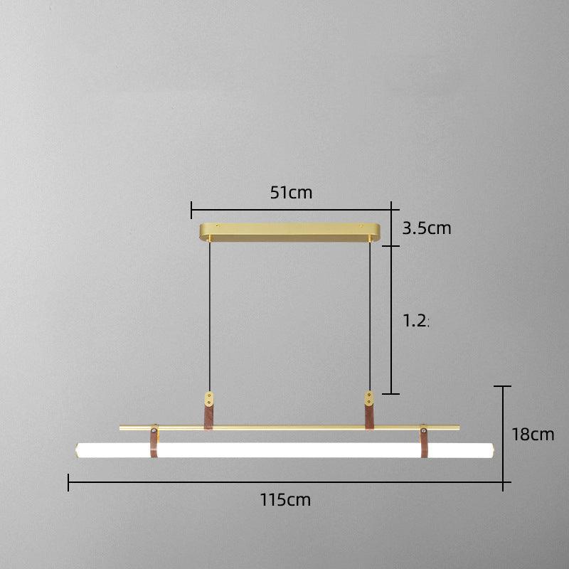 One Line Hanging Lamp For Restaurant Bar Counter - Rankz 