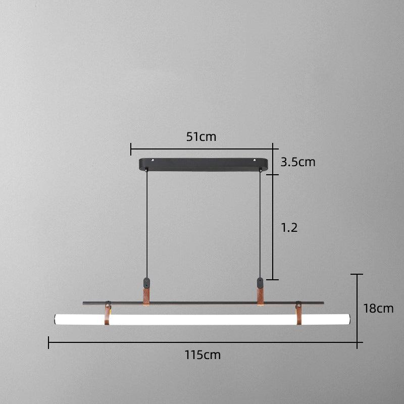 One Line Hanging Lamp For Restaurant Bar Counter - Rankz 