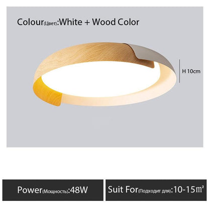 Original Wood Grain Master Bedroom Study Ceiling Light - Rankz 