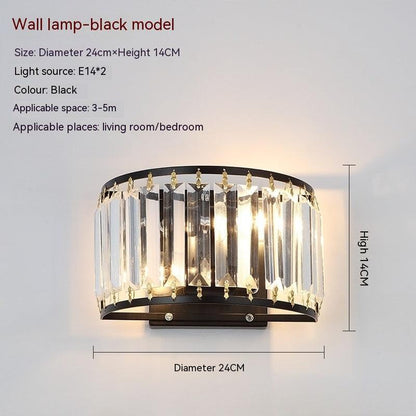 Simple Crystal Wall Lamp Home decor, Interior design, Lighting fixtures - Rankz 