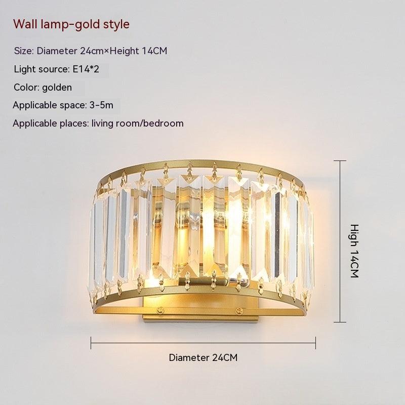 Simple Crystal Wall Lamp Home decor, Interior design, Lighting fixtures - Rankz 