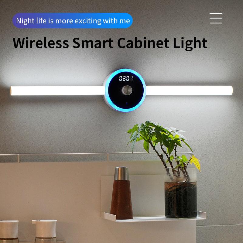 Smart Cabinet Light Clock Timing Sensor Light Removable LED Wardrobe Light Manual Sweep Switch Light - Rankz 