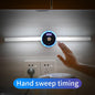 Smart Cabinet Light Clock Timing Sensor Light Removable LED Wardrobe Light Manual Sweep Switch Light - Rankz 