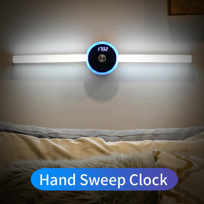 Smart Cabinet Light Clock Timing Sensor Light Removable LED Wardrobe Light Manual Sweep Switch Light - Rankz 