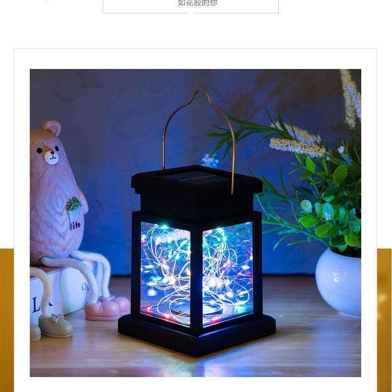 Solar Retro Palace Lamp Atmosphere Landscape Garden Outdoor Waterproof Wall Hanging Courtyard Star Candle Wind Lamp - Rankz 
