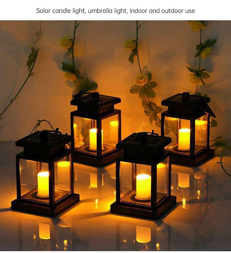 Solar Retro Palace Lamp Atmosphere Landscape Garden Outdoor Waterproof Wall Hanging Courtyard Star Candle Wind Lamp - Rankz 