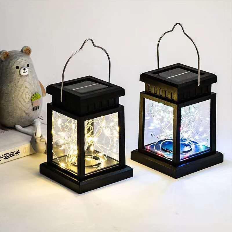 Solar Retro Palace Lamp Atmosphere Landscape Garden Outdoor Waterproof Wall Hanging Courtyard Star Candle Wind Lamp - Rankz 