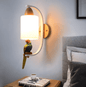 Solid Wood Bedside Lamp Minimalist Creative Personality Living Room Background Wall Stair Aisle Lamps - Rankz 