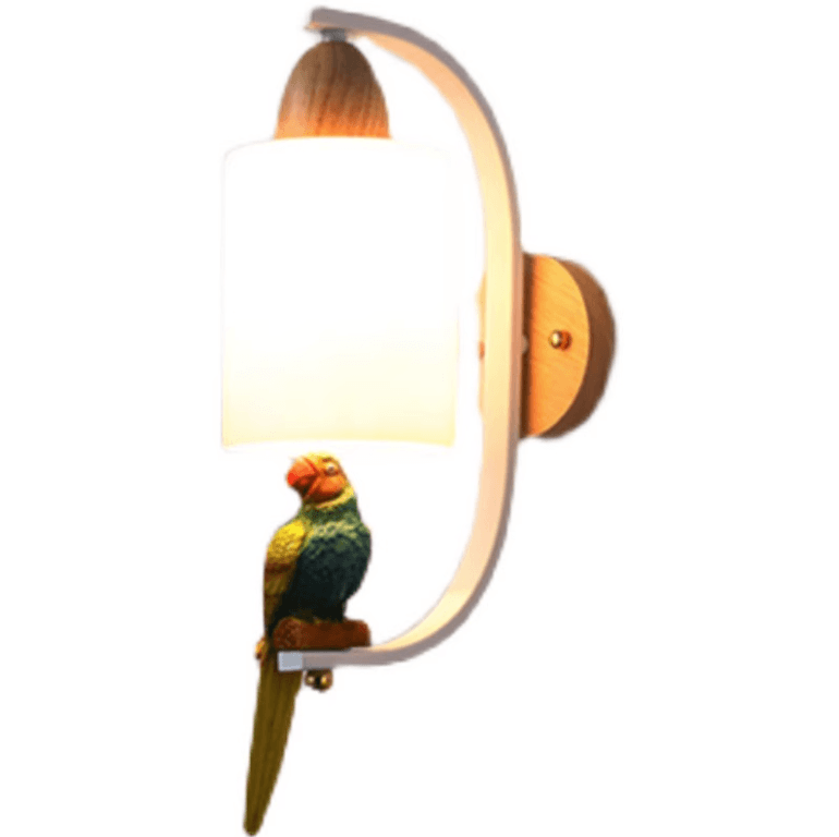 Solid Wood Bedside Lamp Minimalist Creative Personality Living Room Background Wall Stair Aisle Lamps - Rankz 