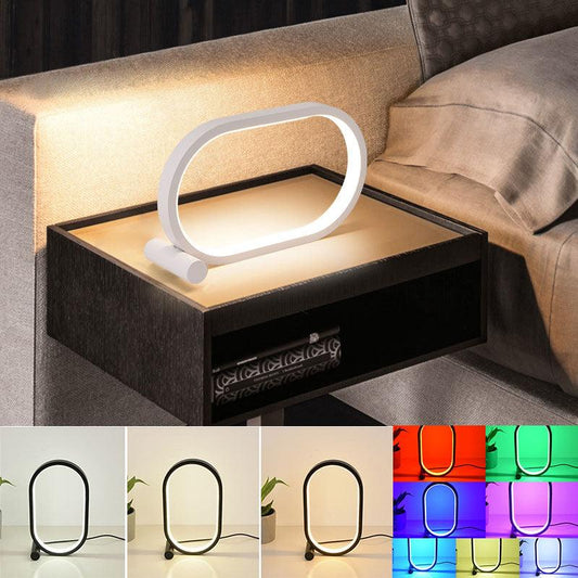 Usb Plug-In Lamp Oval Acrylic Lamp Touch Control Dimmable Modern Simple Creative Night Lamp Bedside Reading Lamp Desk Table Led - Rankz 