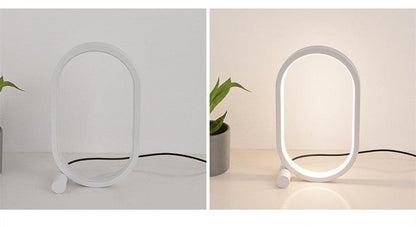 Usb Plug-In Lamp Oval Acrylic Lamp Touch Control Dimmable Modern Simple Creative Night Lamp Bedside Reading Lamp Desk Table Led - Rankz 