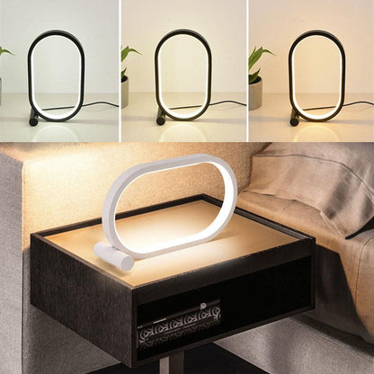 Usb Plug-In Lamp Oval Acrylic Lamp Touch Control Dimmable Modern Simple Creative Night Lamp Bedside Reading Lamp Desk Table Led - Rankz 