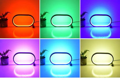 Usb Plug-In Lamp Oval Acrylic Lamp Touch Control Dimmable Modern Simple Creative Night Lamp Bedside Reading Lamp Desk Table Led - Rankz 